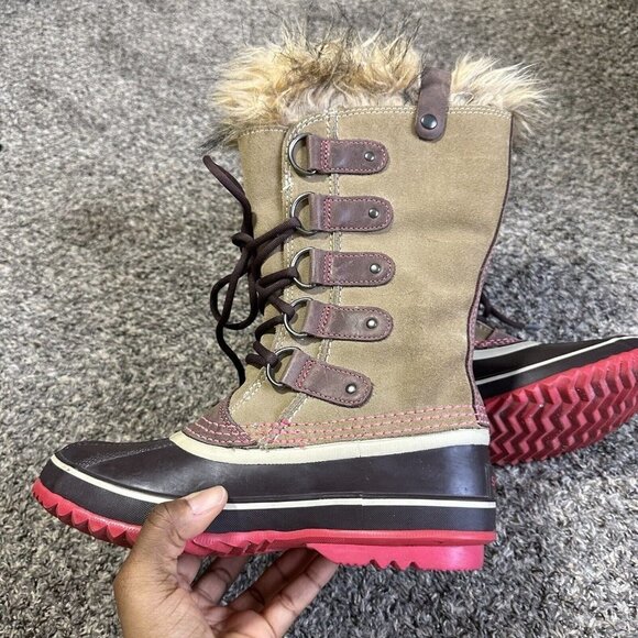Sorel Boots Womens 6 Joan of Arctic Winter Snow Waterproof Insulated NL1540-254 - Picture 4 of 10